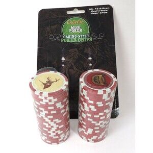 Cabela's Big Game Poker Series Casino-Style Poker 50 Heavy 13.5gr Chips Unused